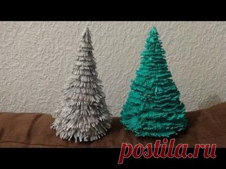 Делаем елку своими руками из фоамирана. \ Christmas Tree HandMade\ - YouTube