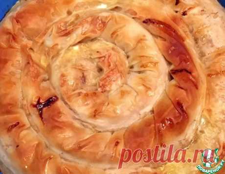 Легкий пирог "Улитка" с капустой – кулинарный рецепт