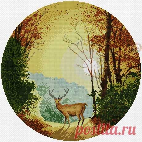 Осенний свет - Вышивка