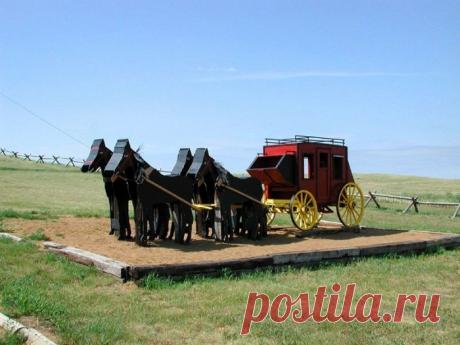 Очарованное шоссе в Северной Дакоте - Путешествуем вместе