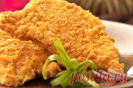 Сочное куриное филе в пивном кляре