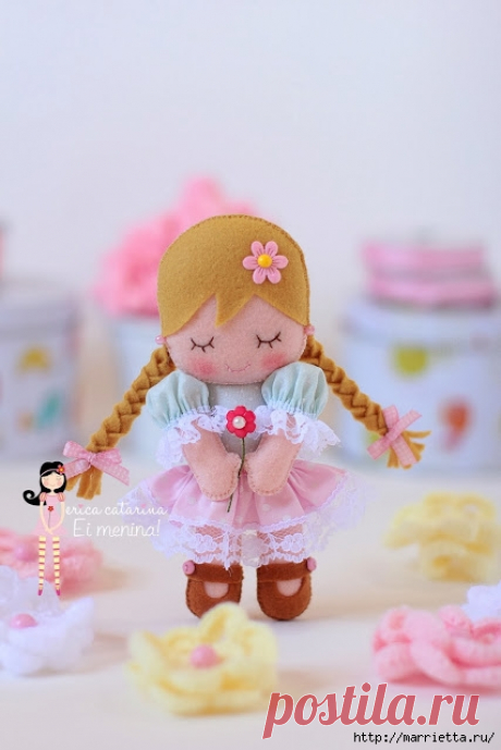 Игрушки из фетра. Много выкроек