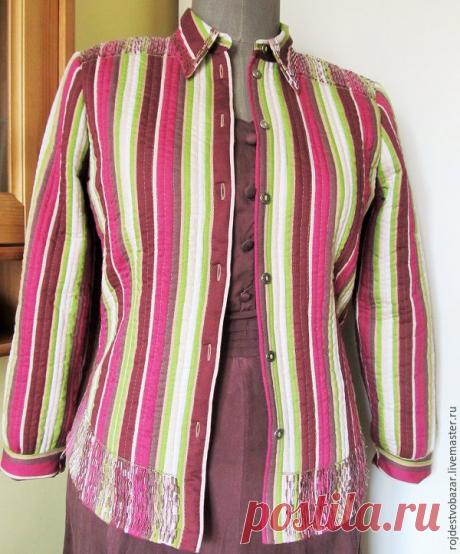 «Даёшь вторую жизнь устаревшей блузке!»: шьем тужурку