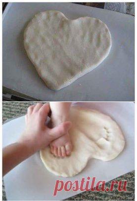 отпечатки из соленого теста