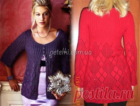 Вязаные пальто, жакеты, кардиганы со схемами » Страница 2