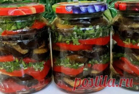 Баклажаны поджариваем и раскладываем по баночкам: вкусная закуска на зиму Эта овощная остренькая закуска ассорти понравиться всем, а в зимние холода будет весьма кстати. У нас такая вкуснятина до зимы не стоит, съедается ещё осенью!))). Подается к вторым блюдам, гарнирам и как отдельное блюдо.