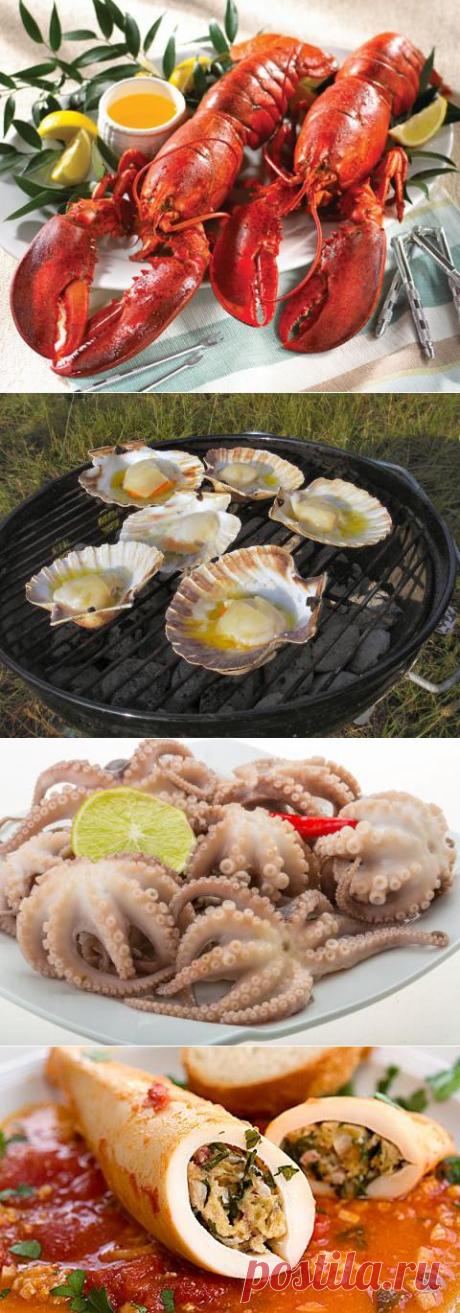 Виды морепродуктов. | 4vkusa.ru