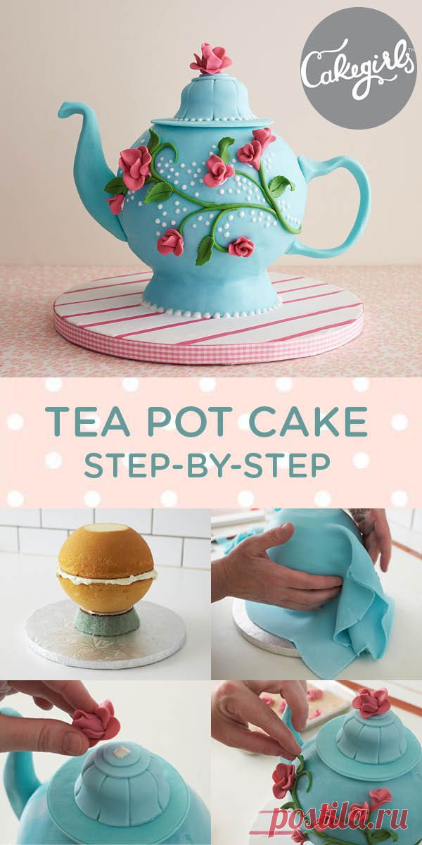 Tea Pot Cake: Step x Step! | Cakes
