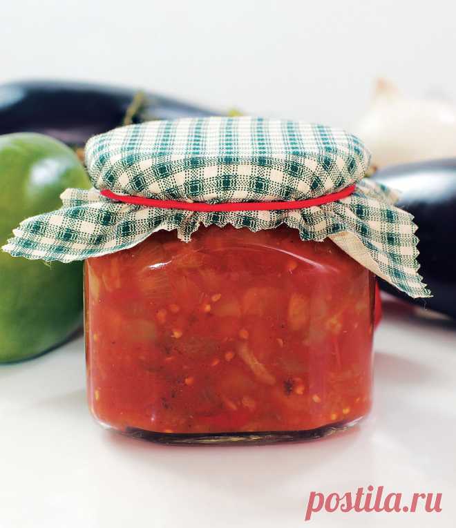 Печеные баклажаны на зиму с перцем.