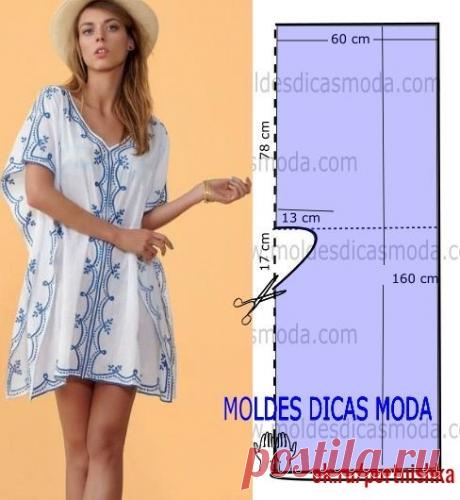 Пляжные туники!  Легкий крой для начинающих!
#portnishka #кройкаишитье #выкройка_платья