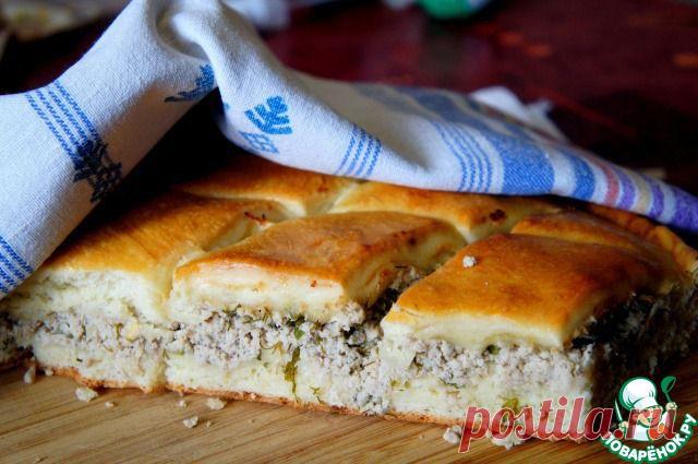 Мясной пирог.
