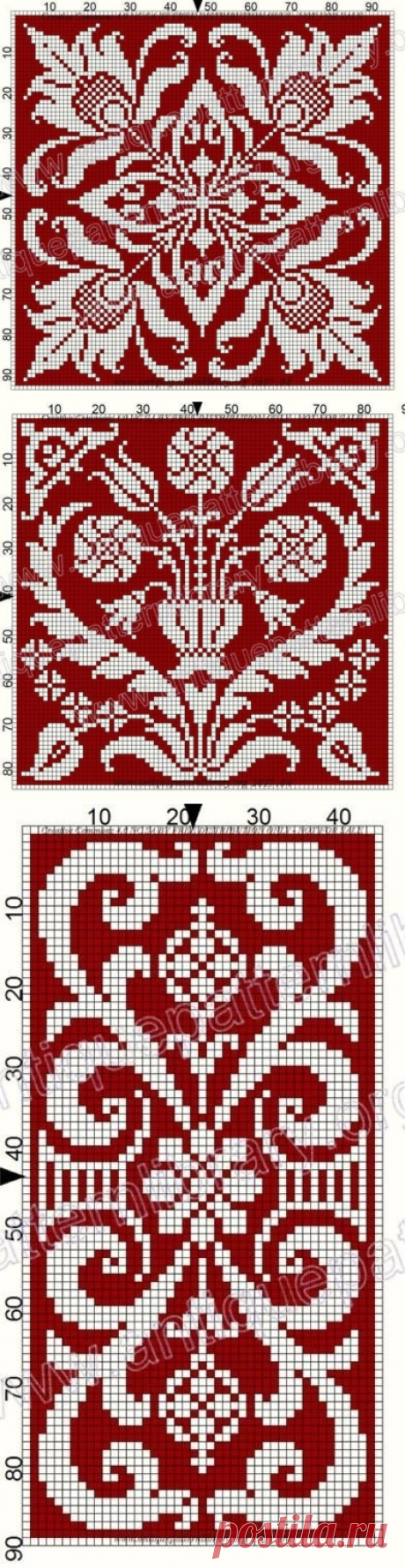 Схемы вышивки орнаментов — DIYIdeas