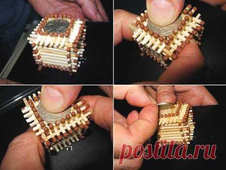 Деревня Рукоделкино: домик из спичек — Сделай сам, идеи для творчества - DIY Ideas