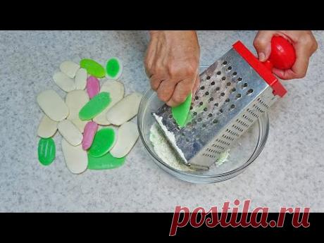 I never throw away soap remnants, all you have to do is grate them and... - YouTube