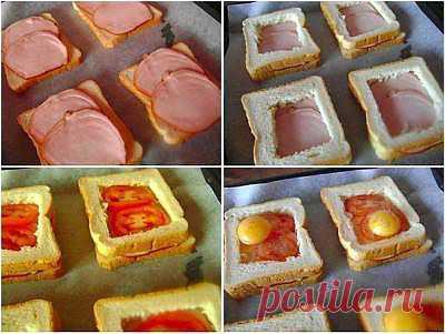 Необычный и вкусный бутерброд. ☕➩➩➩...Показать Полностью.