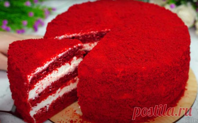 Торт Красный бархат — классический рецепт на Eda.Video