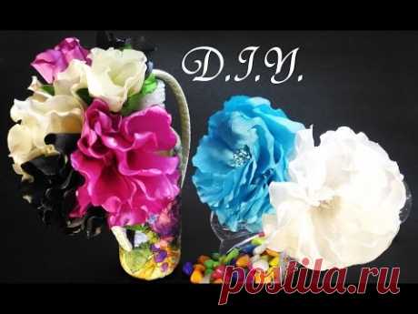 D.I.Y. Silk Fabric Flower Headband