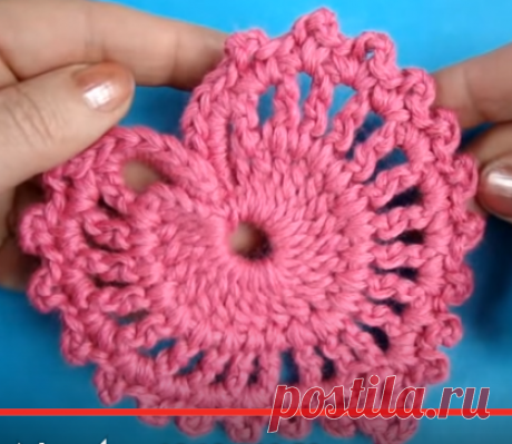 Как вязать валентинку Урок 282 How to crochet heart