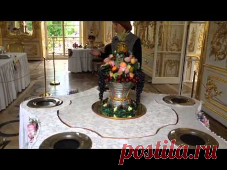 Механизм поднимающихся столов в Павильоне "Эрмитаж"