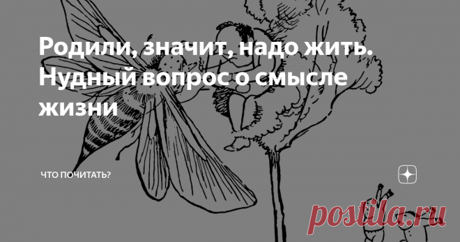 Родили, значит, надо жить. Нудный вопрос о смысле жизни Записки душеведа
Моя профессия вынуждает задавать людям неудобные вопросы, дабы вернуть их в реальность. Диалоги эти я коротко сформулировала как: «Уж на сковородке, или Слава богу, вынужден жить!» В развернутом виде звучит примерно так:
— Вы жить хотите?
— Кто ж не хочет?