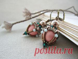 Плетём восточные серьги «Фергана»