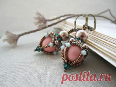 Плетём восточные серьги «Фергана»