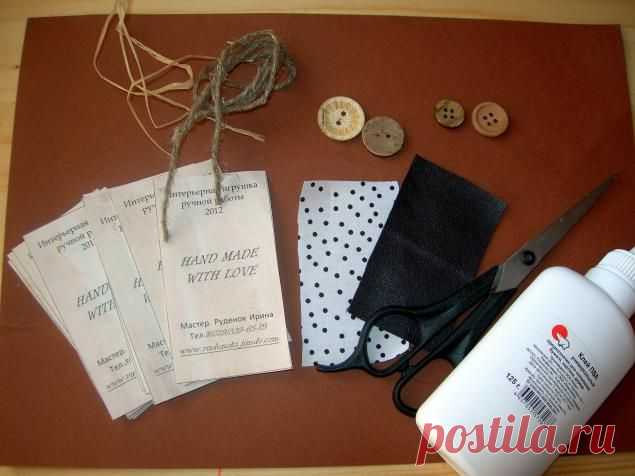 этикетка для игрушки - Ярмарка Мастеров - ручная работа, handmade