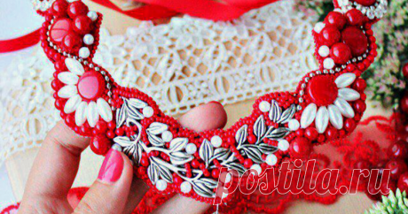 Мастер-класс по созданию колье «Подарки осени» - Ярмарка Мастеров - ручная работа, handmade