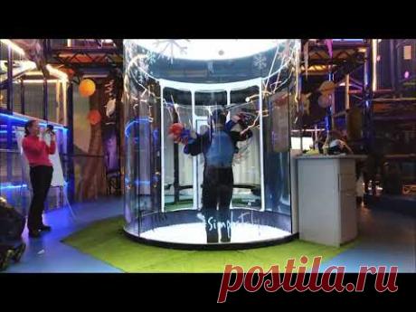 Полет в аэротрубе...