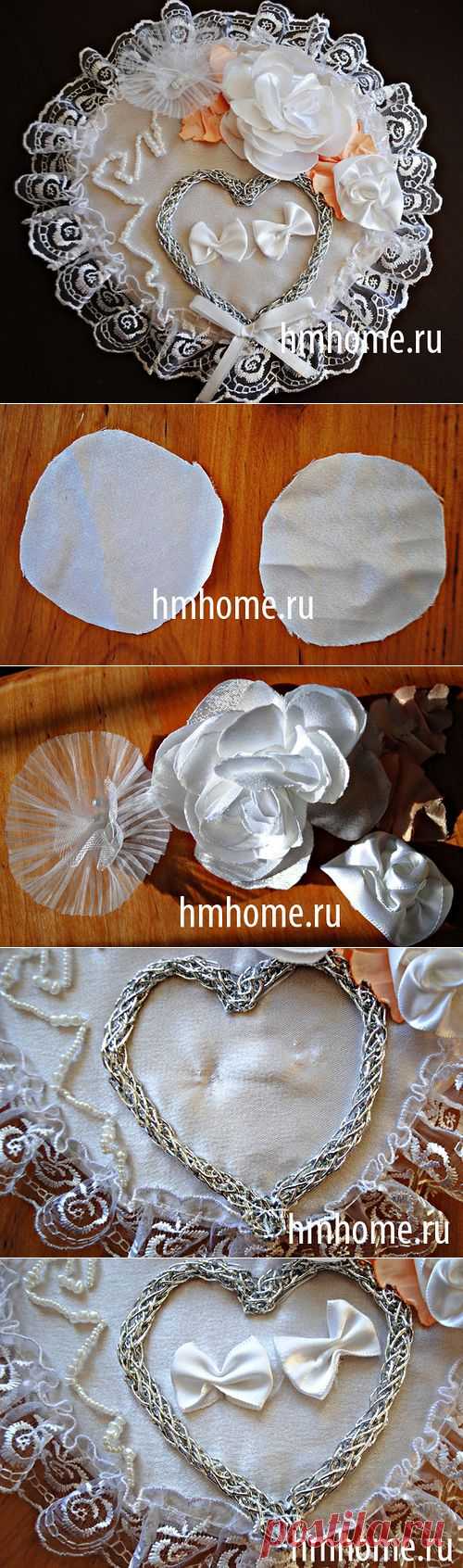 Свадебная подушечка для колец