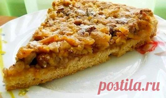 Венгерский ореховый пирог с яблоками Один из самых вкусных ореховых пирогов, ...