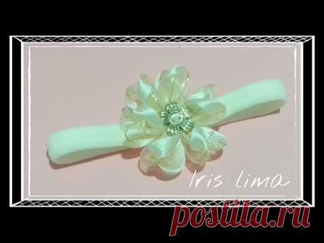 Como Fazer Flor mil faces  RN Diy ,Tutorial ,Pap By Iris Lima How To Make a Hair Bow