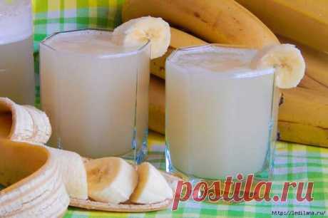 Квас из банановой кожуры