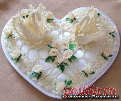 Как связать лебедя крючком. Схемы - Handmade-Paradise