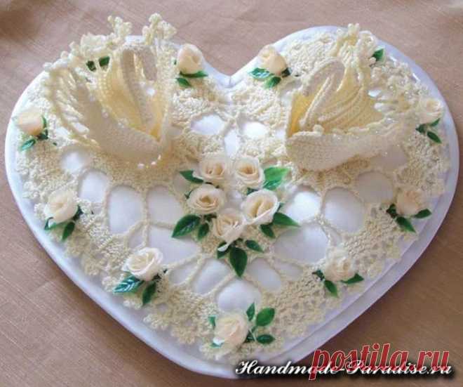 Как связать лебедя крючком. Схемы - Handmade-Paradise