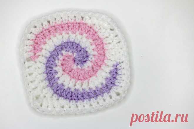 Spiral Granny Square - Bella Coco Crochet