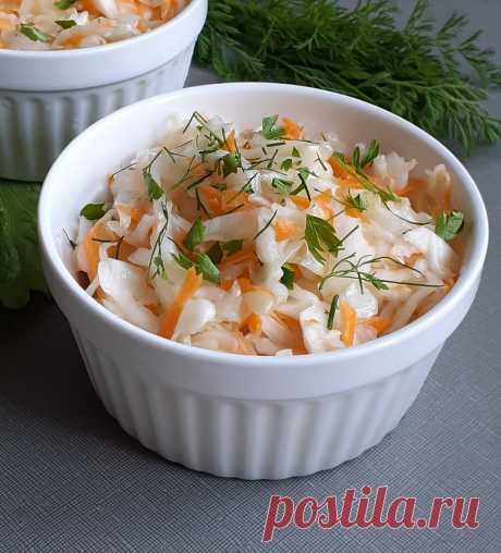 Маринованная капуста быстрого приготовления! Просто и вкусно! | Вкусная идея | Яндекс Дзен