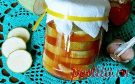 Кабачки с кетчупом чили в литровых банках — Дачный участок