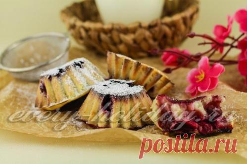 Кексы с вишней