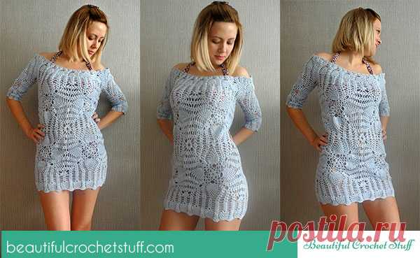 Crochet Beach Cover Up Pattern | Beautiful Crochet Stuff