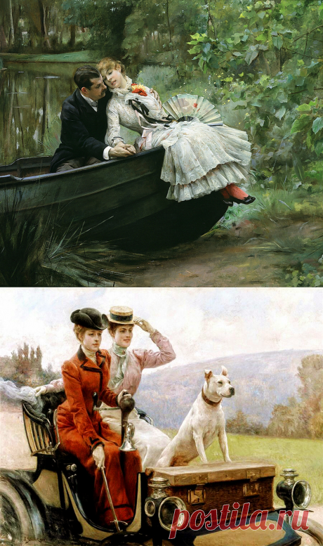 (+1) Магический реализм художника.Юлиус Леблан Стюарт