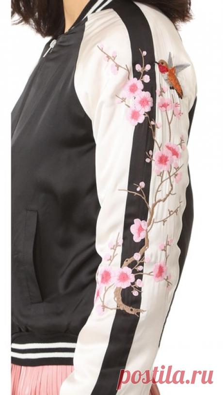 BB Dakota Бомбер с вышивкой McKay | 15% off first app purchase with code: 15FORYOU