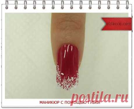 Маникюр с помощью губки. Из истории маникюра. | oblacco