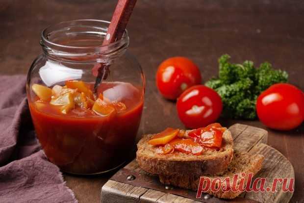 Лечо из болгарского перца с помидорами и рисом на зиму — Домашняя кулинария