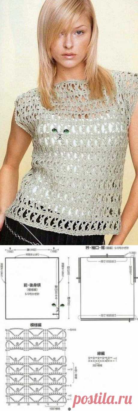 Топ,связанный поперёк..