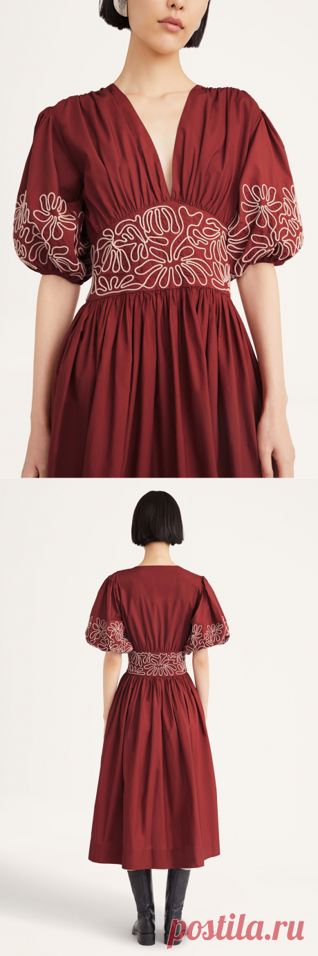 Merlette Dean Dress in Red