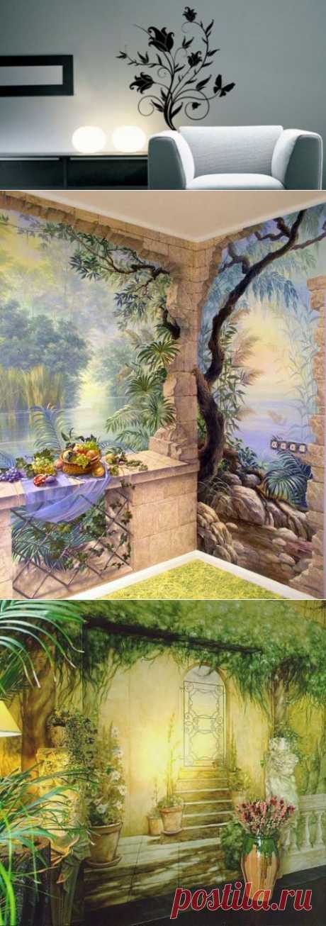 Фрески и художественная роспись на стенах | Твой Ремонт!!!