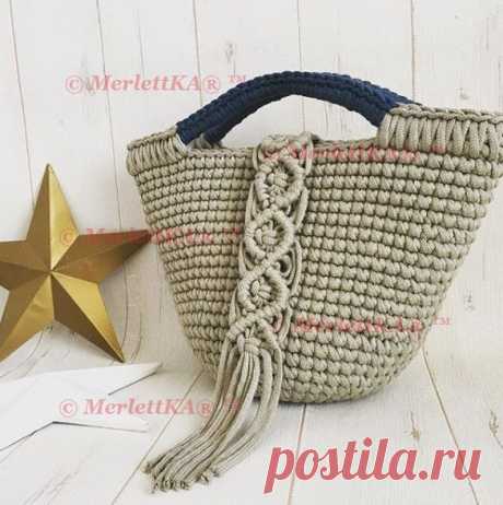 ПОДБОРОЧКА ПО СУМКАМ И ТЕКСТИЛЬНЫМ КОРЗИНКАМ ❤ ВЯЗАНИЕ КРЮЧКОМ / Всё из мира рукоделия (изучаю и делюсь различными техниками и видами рукоделия)