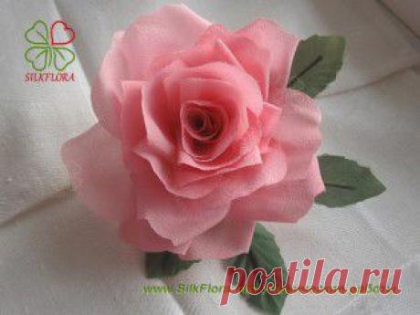 Видео мастер-класс Надежды Череда | Первая web-школа шёлковой флористики - SilkFlora