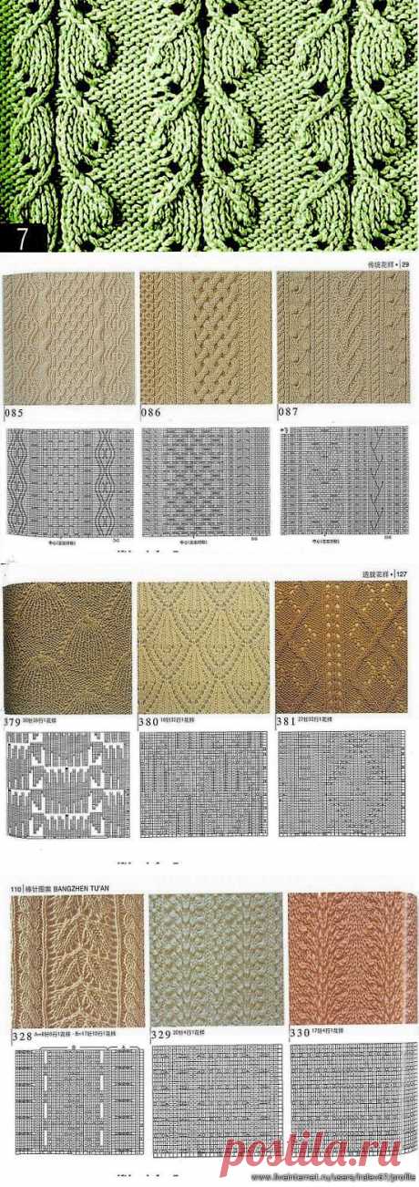 Вязание спицами узоры фото :: Pattern